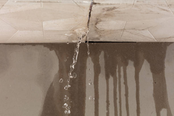 Professional Burst Pipe Cleanup technician working in Plymouth, ME